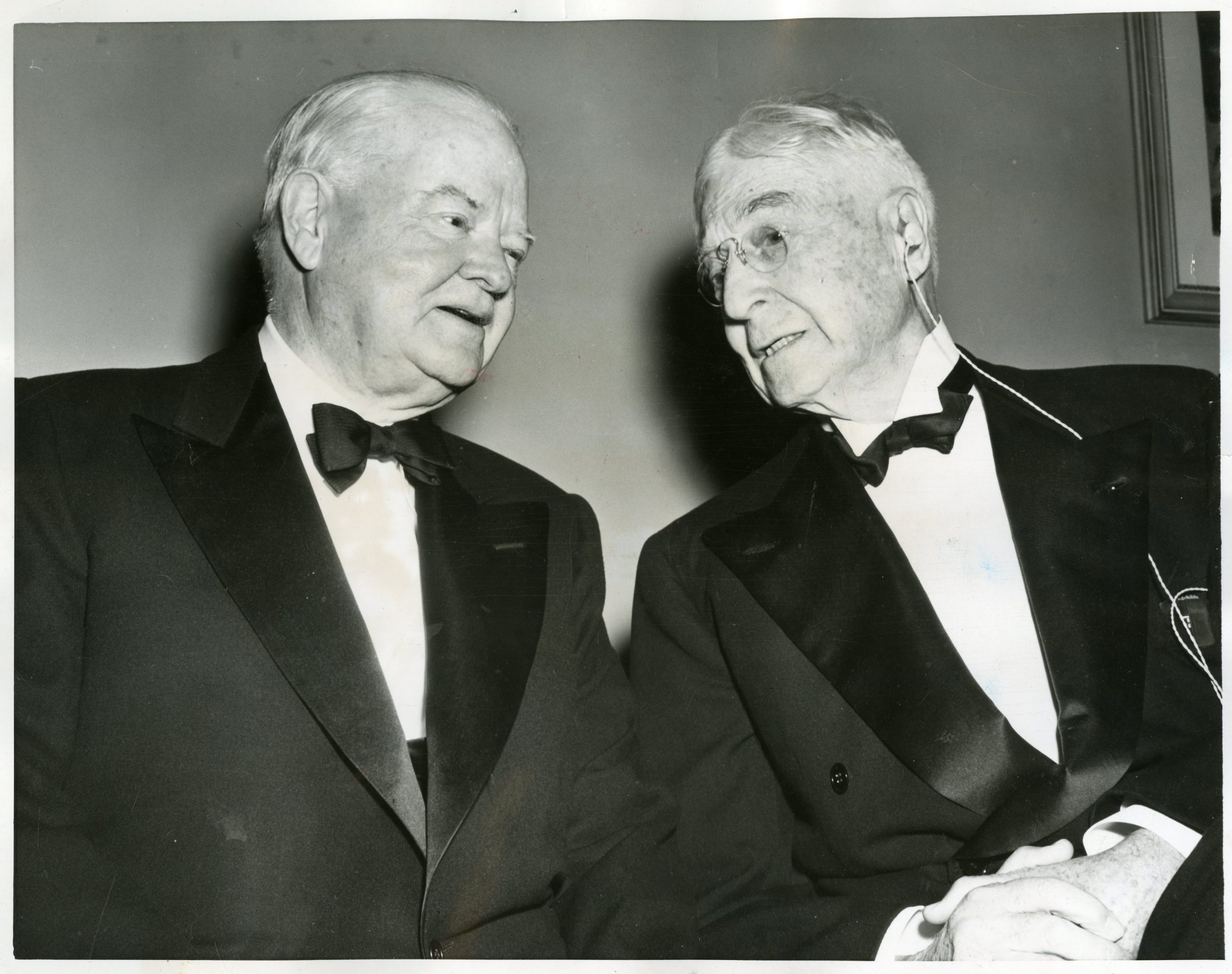 Bernard Baruch (rechts) mit Herbert Hoover